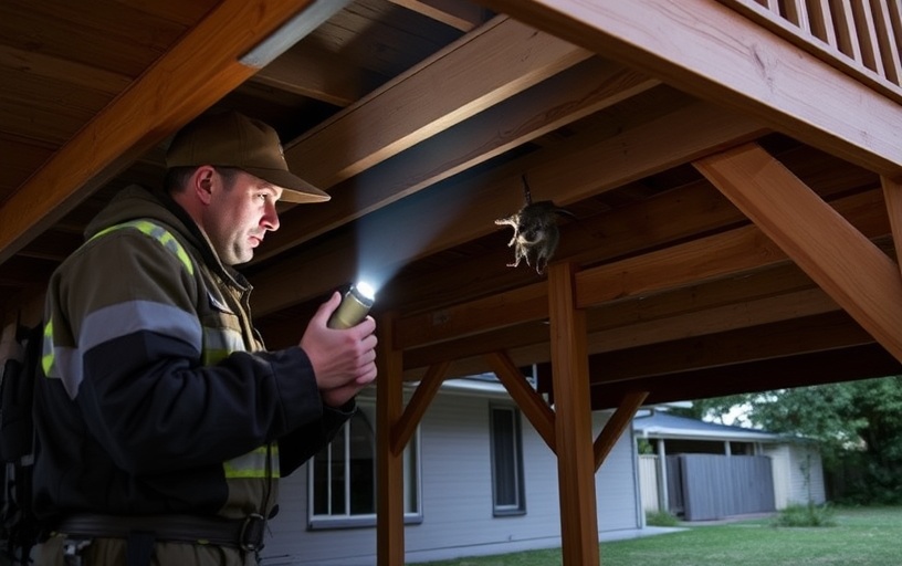 Under Deck Possum Removal in Mernda